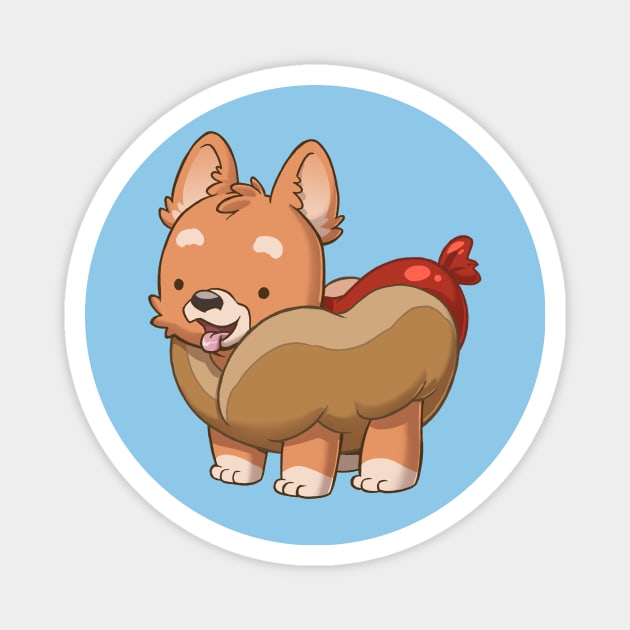 Corgi Dog Magnet by Dooomcat